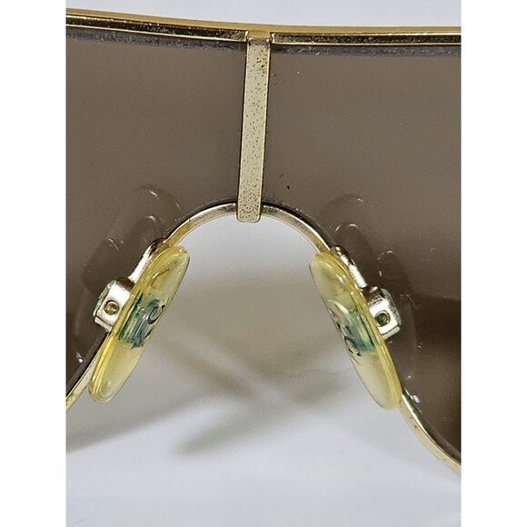 Kenneth Cole KC041 198 Gold Metal Sunglasses Frame 127-17-135 Vintage Rare Wrap - Picture 13 of 15